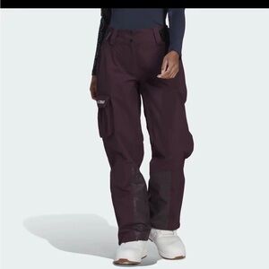 Women's Adidas Terrex 3-Layer Post-Consumer Nylon Snow pants new